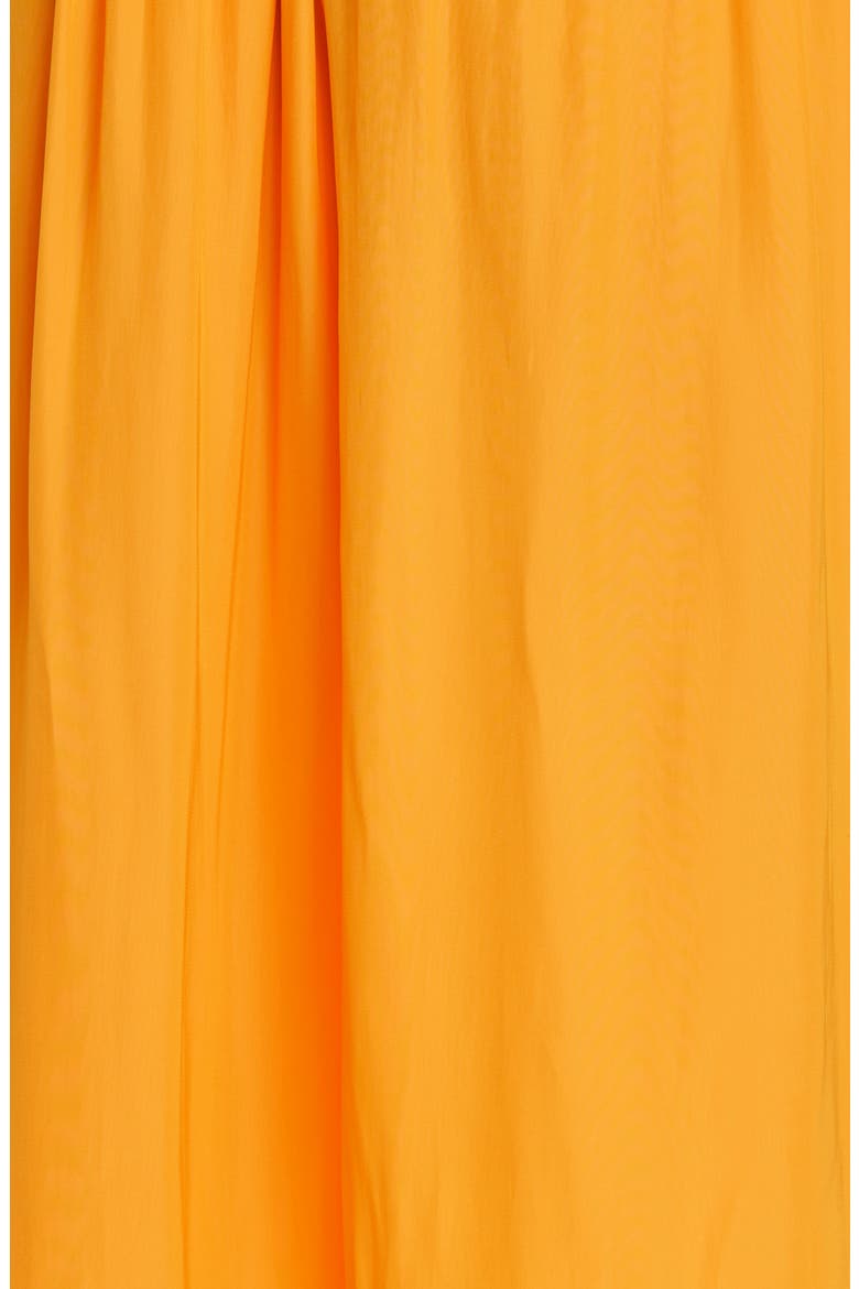 Wren Mock Neck Smocked Midi Dress, Alternate, color, BUTTERCUP