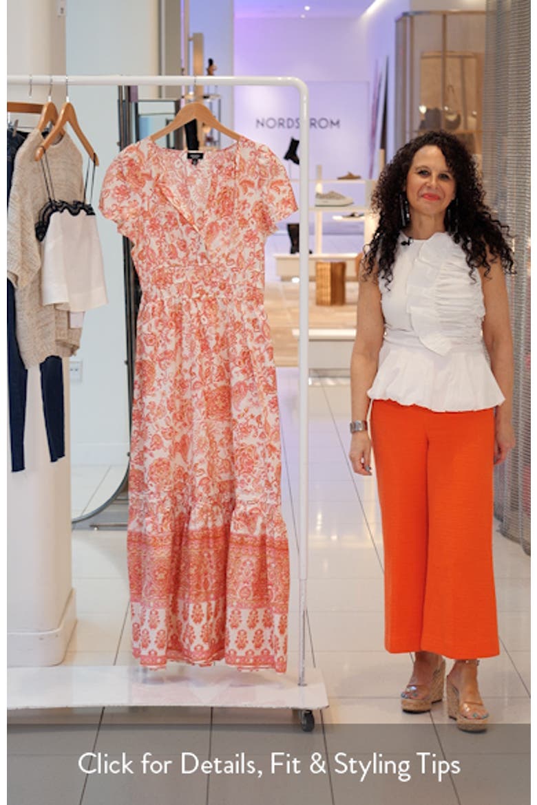 Floral Print Maxi Dress video