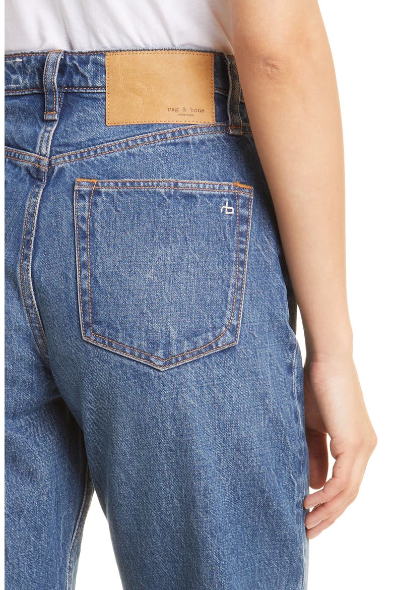 Alissa High Waist Barrel Leg Crop Jeans, Alternate, color, CLOVER