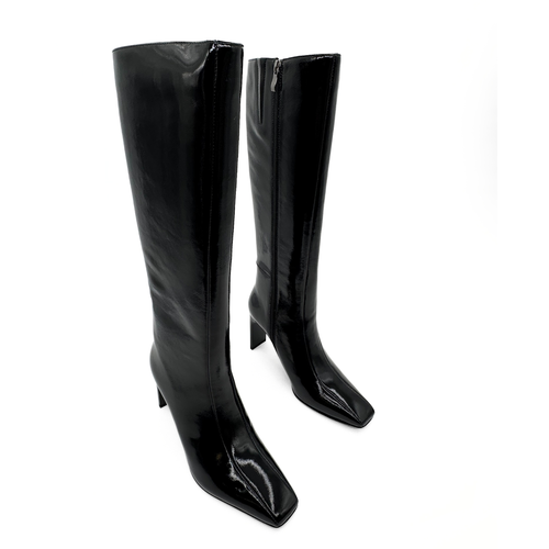 Amie Rafa Mishel High Knee Boot In Black