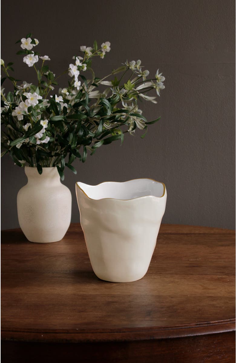 BEATRIZ BALL Collection ENCANTO Soho Large Ice Bucket, Alternate, color, Cream And White