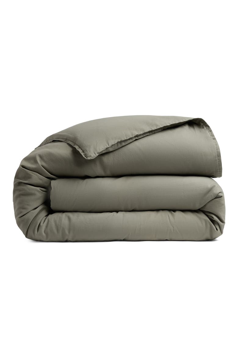 Soft Luxe Organic Cotton Sateen Duvet Cover (Nordstrom Exclusive), Main, color, MOSS