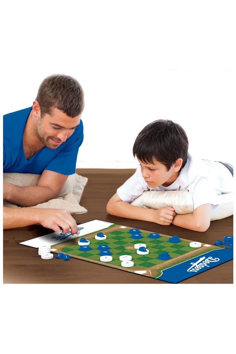 Los Angeles Dodgers Checkers Board Game, Alternate, color, Multicolor