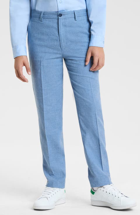 Kids' Linen Blend Suit Pants (Big Kid)