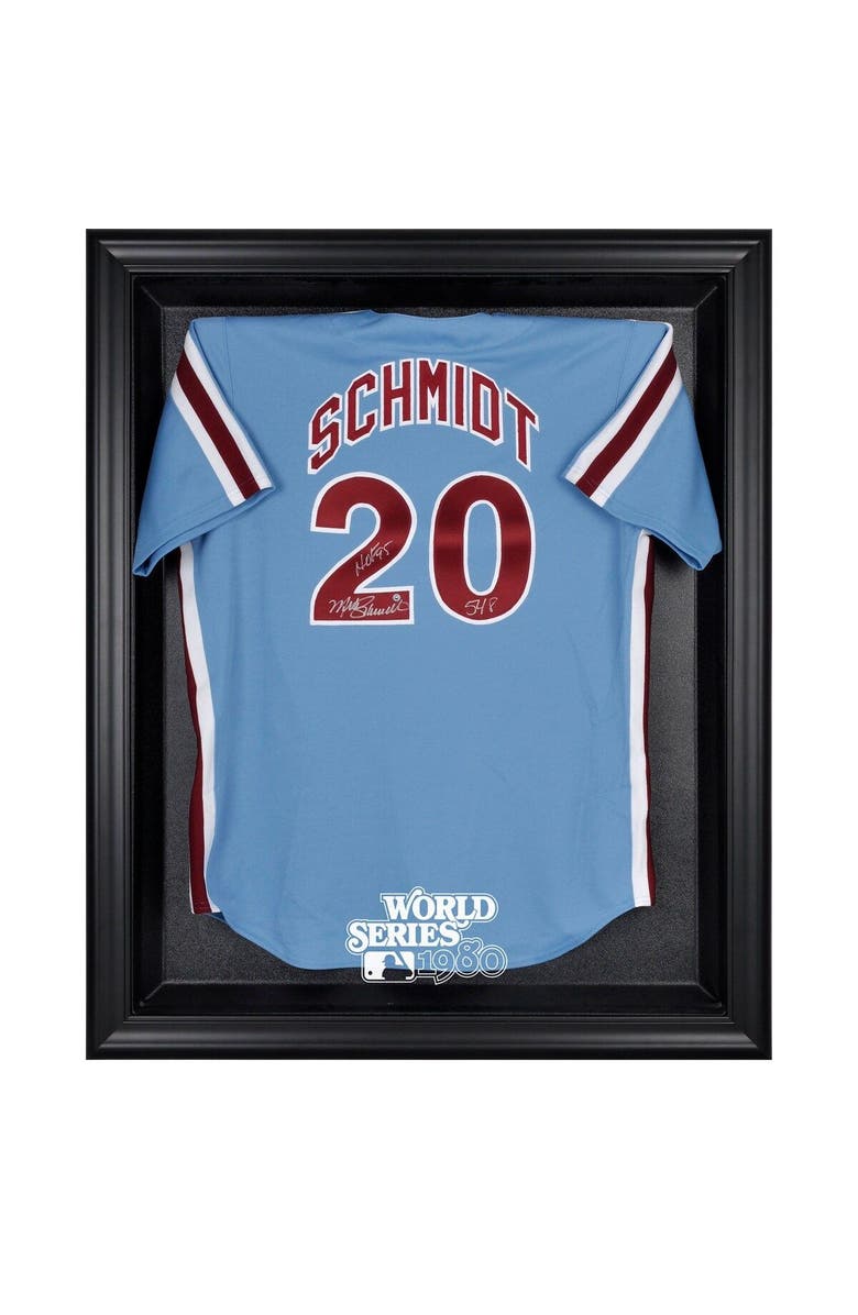 FANATICS AUTHENTIC Philadelphia Phillies 1980 World Series Black Framed Logo Jersey Display Case, Main, color, 