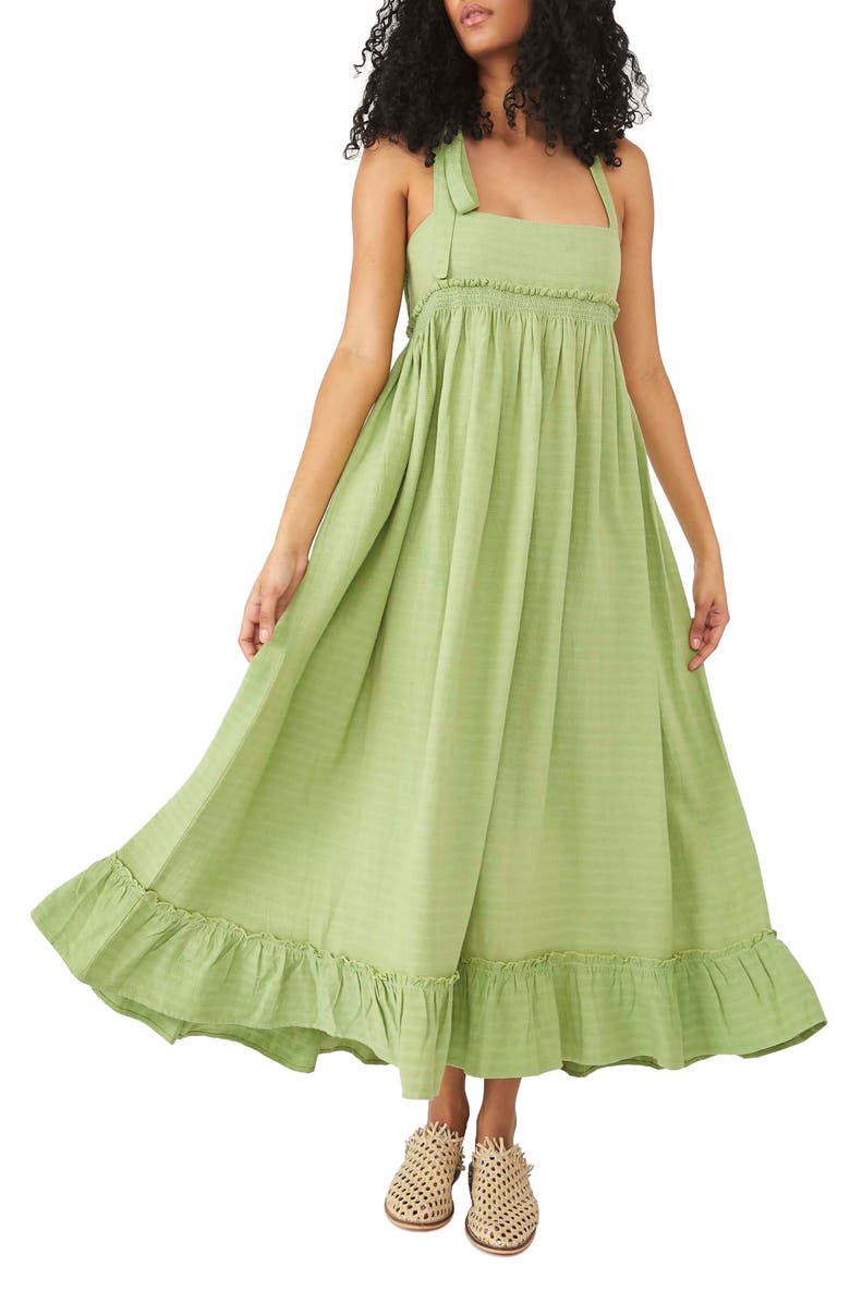 Free People free-est Gretchen Convertible Pinafore Maxi Dress, Main, color,