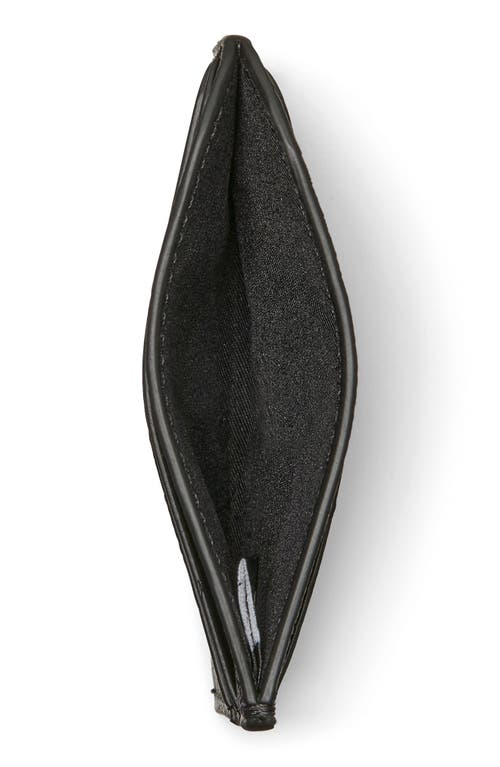 Kate Spade New York Devin Saffiano Leather Card Holder In Black