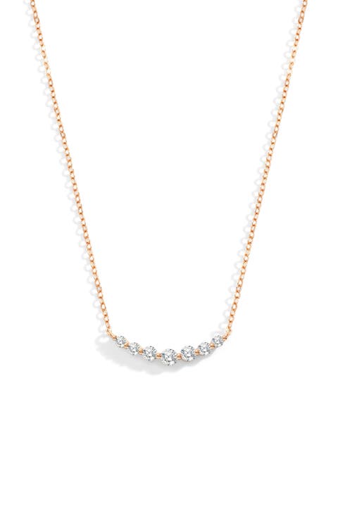 Classic Arc Cubic Zirconia Necklace