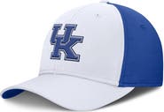 Nike Men's Nike White/Royal Kentucky Wildcats 2025 Sideline Rise Local Performance Flex Hat