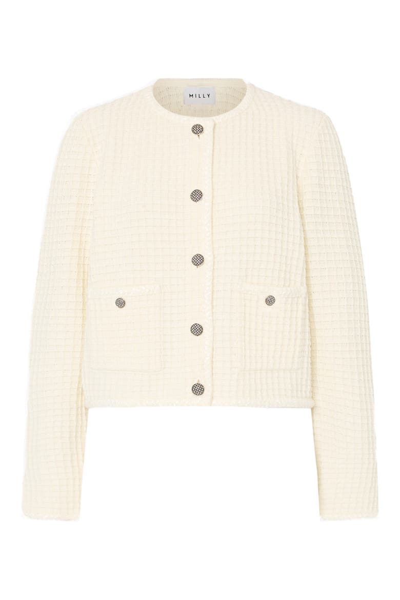 Sade Textured Cardigan, Alternate, color, IVORY