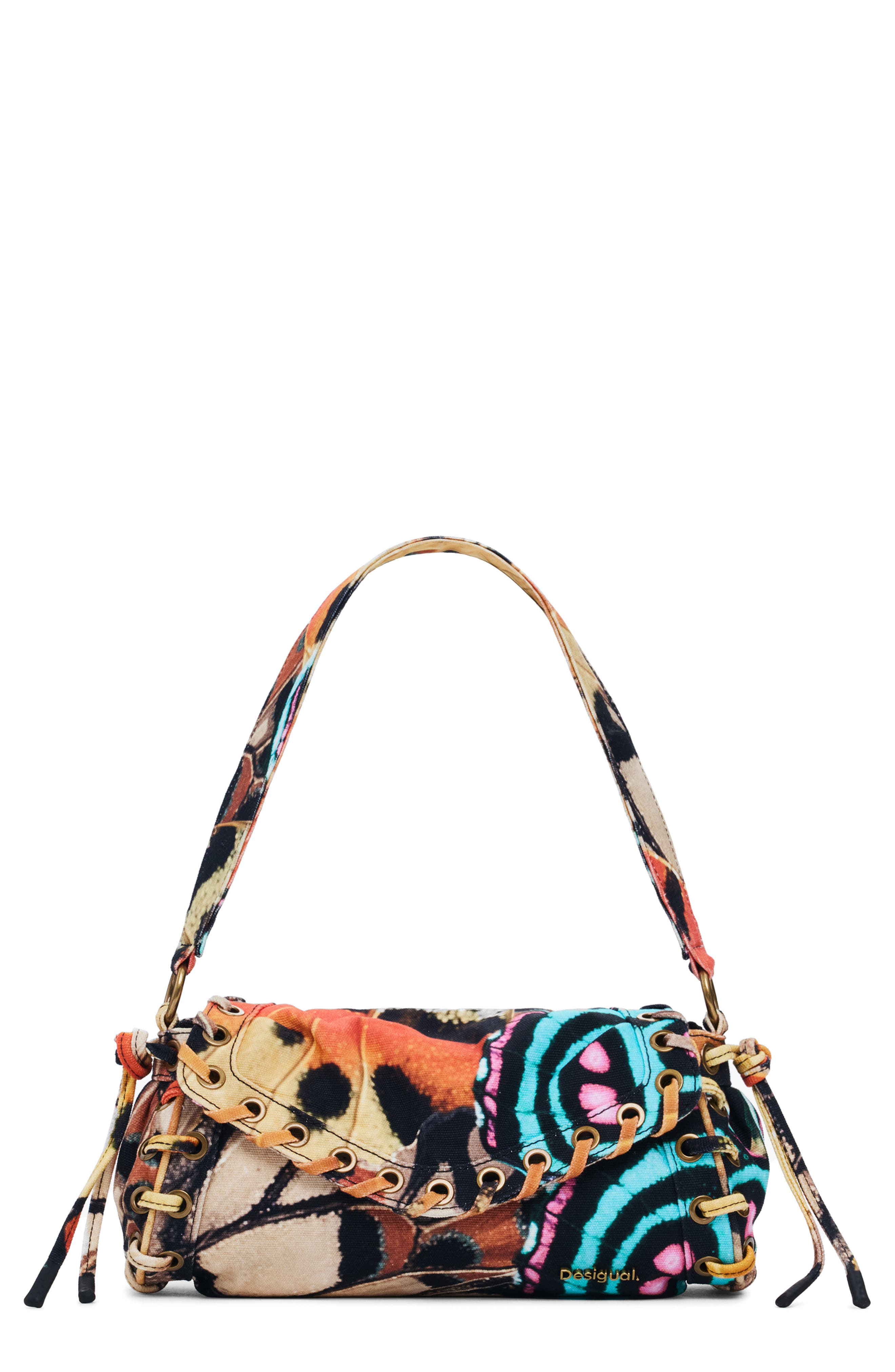 Desigual Print Shoulder Bag, Main, color, 