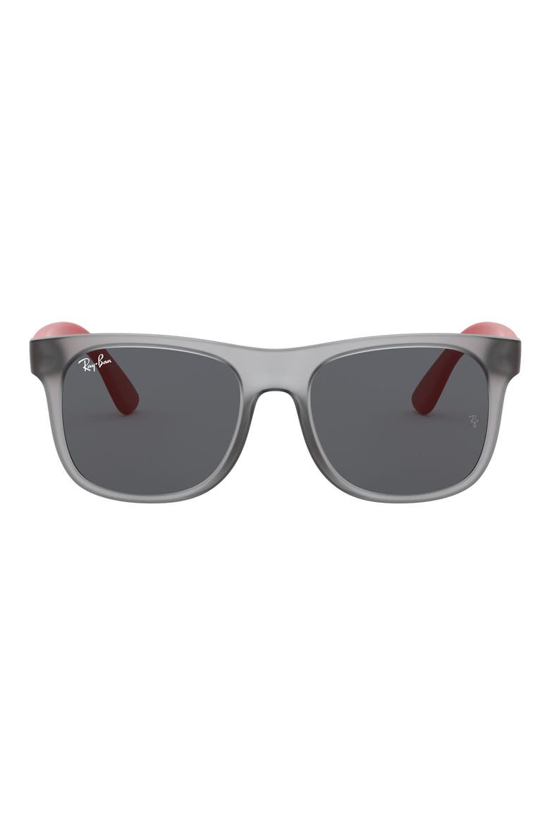 Junior Wayfarer 48mm Sunglasses, Main, color, TRANS GREY
