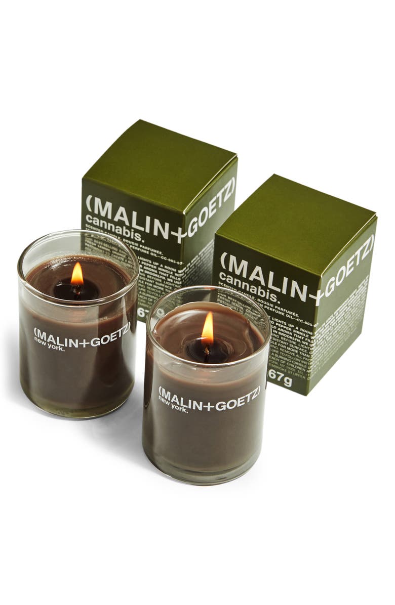 MALIN+GOETZ Cannabis Votive Candle Duo (Nordstrom Exclusive) USD $40 Value, Main, color, 
