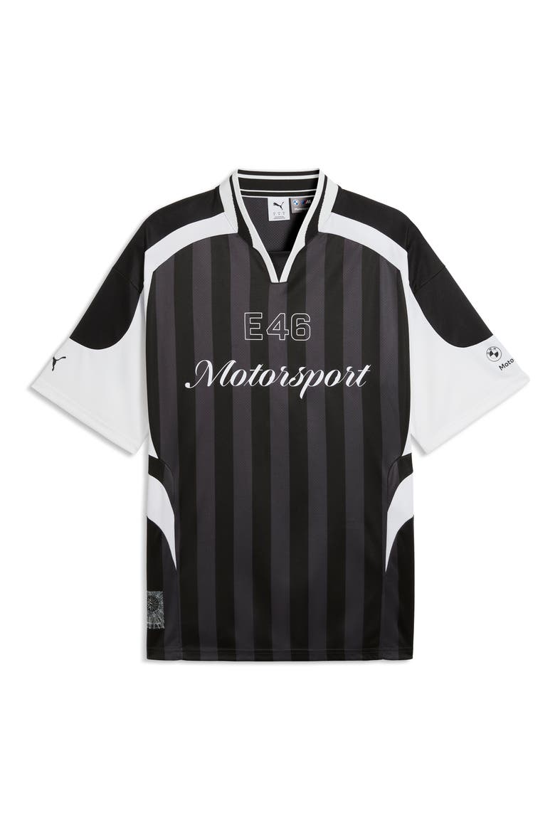 BMW M Motorsport Lifestyle Short Sleeve Jersey, Main, color, PUMA BLACK