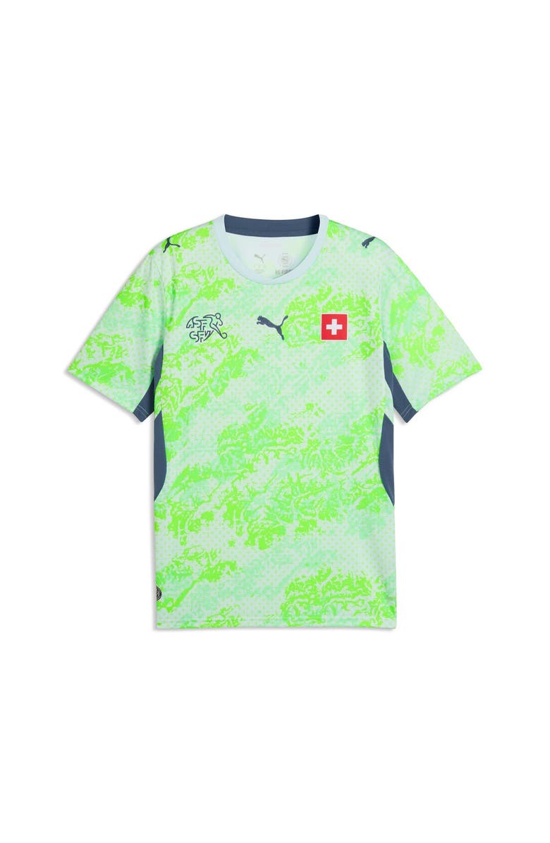 PUMA Men's Puma Green Switzerland National Team 2026 Away Replica Jersey, Alternate, color, Green