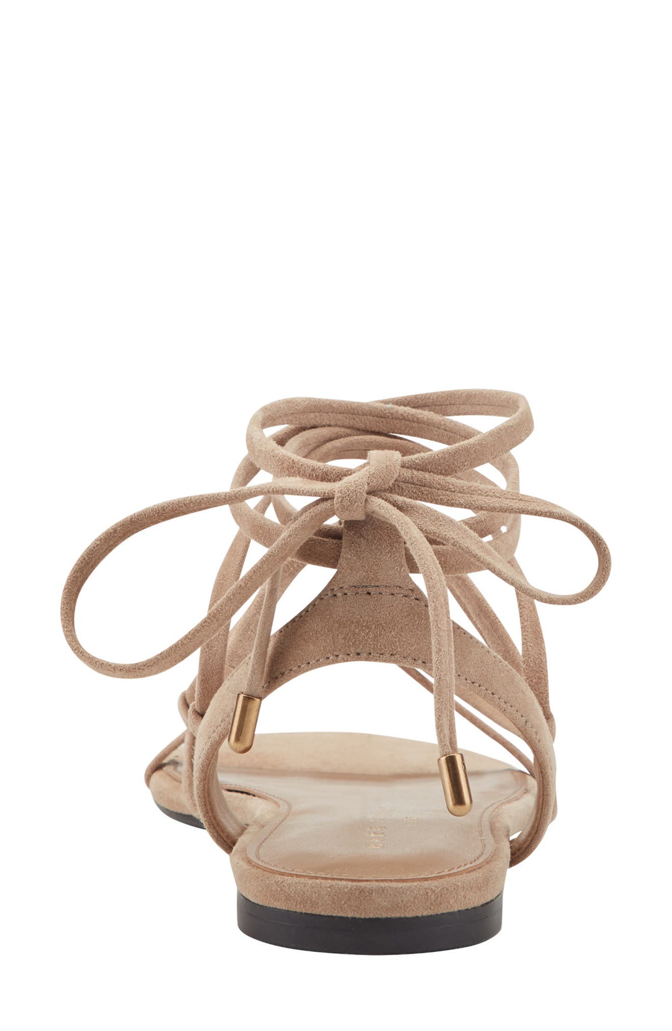 Ellan Ankle Wrap Sandal, Alternate, color, NATURAL