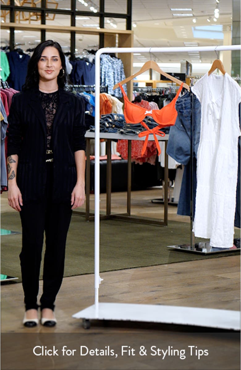 Seamed Underwire Bikini Top, sales video thumbnail