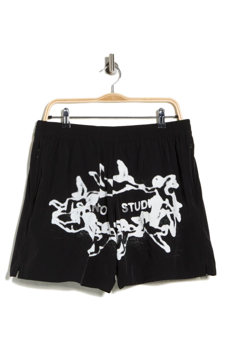 SANTO STUDIO Tempo Sport Torino Vision Shorts, Main, color, 