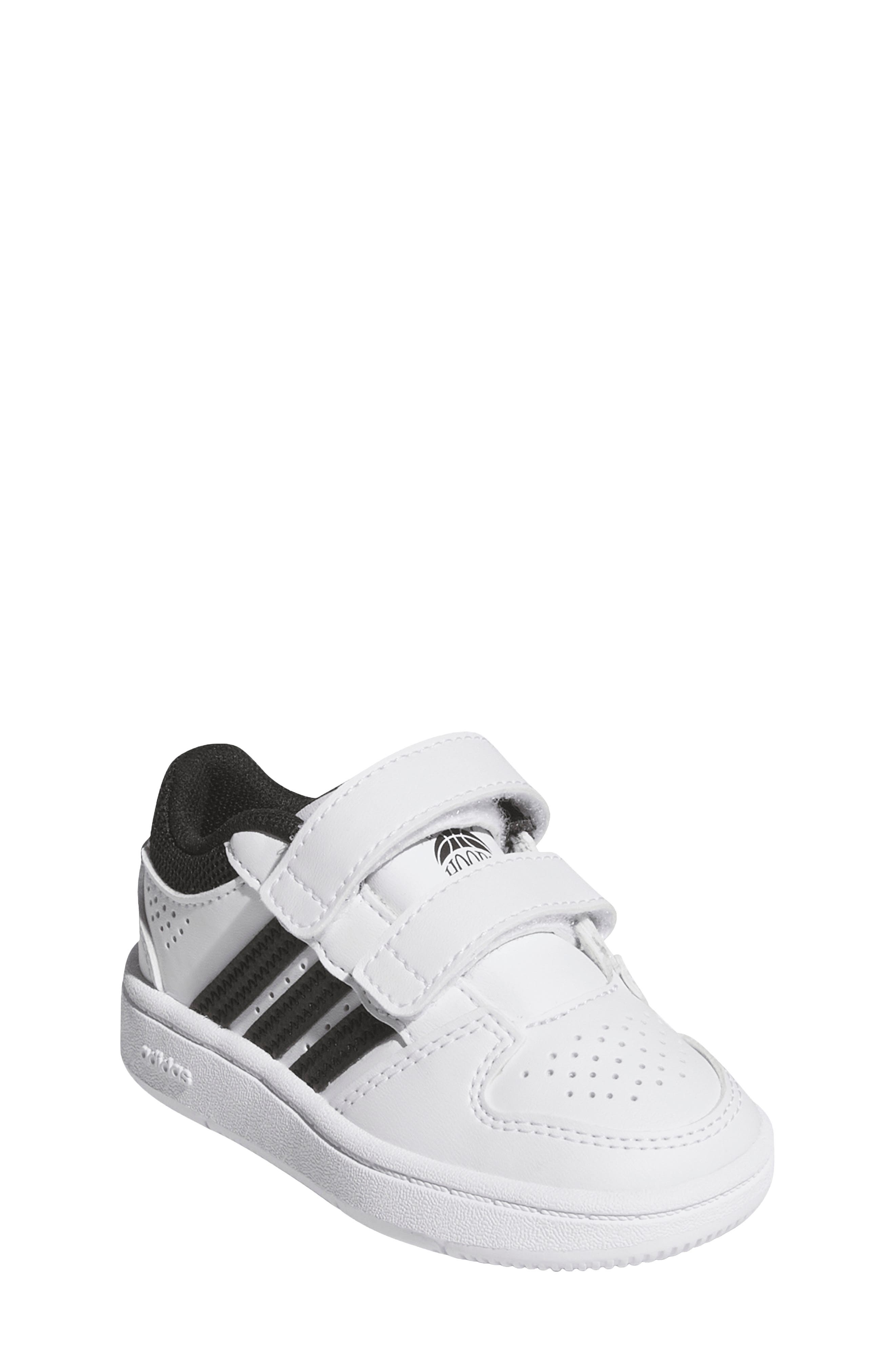 adidas Kids' Hoops Classic Sneaker, Alternate, color, Footwear White/ Core Black