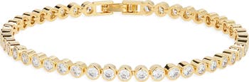 Cubic Zirconia Bezel Tennis Bracelet