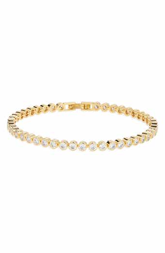 Cubic Zirconia Bezel Tennis Bracelet