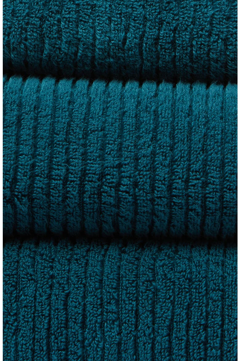 6-Piece Hydro Organic Cotton Blend Bath Towel, Hand Towel & Washcloth Set, Alternate, color, TEAL SEAGATE