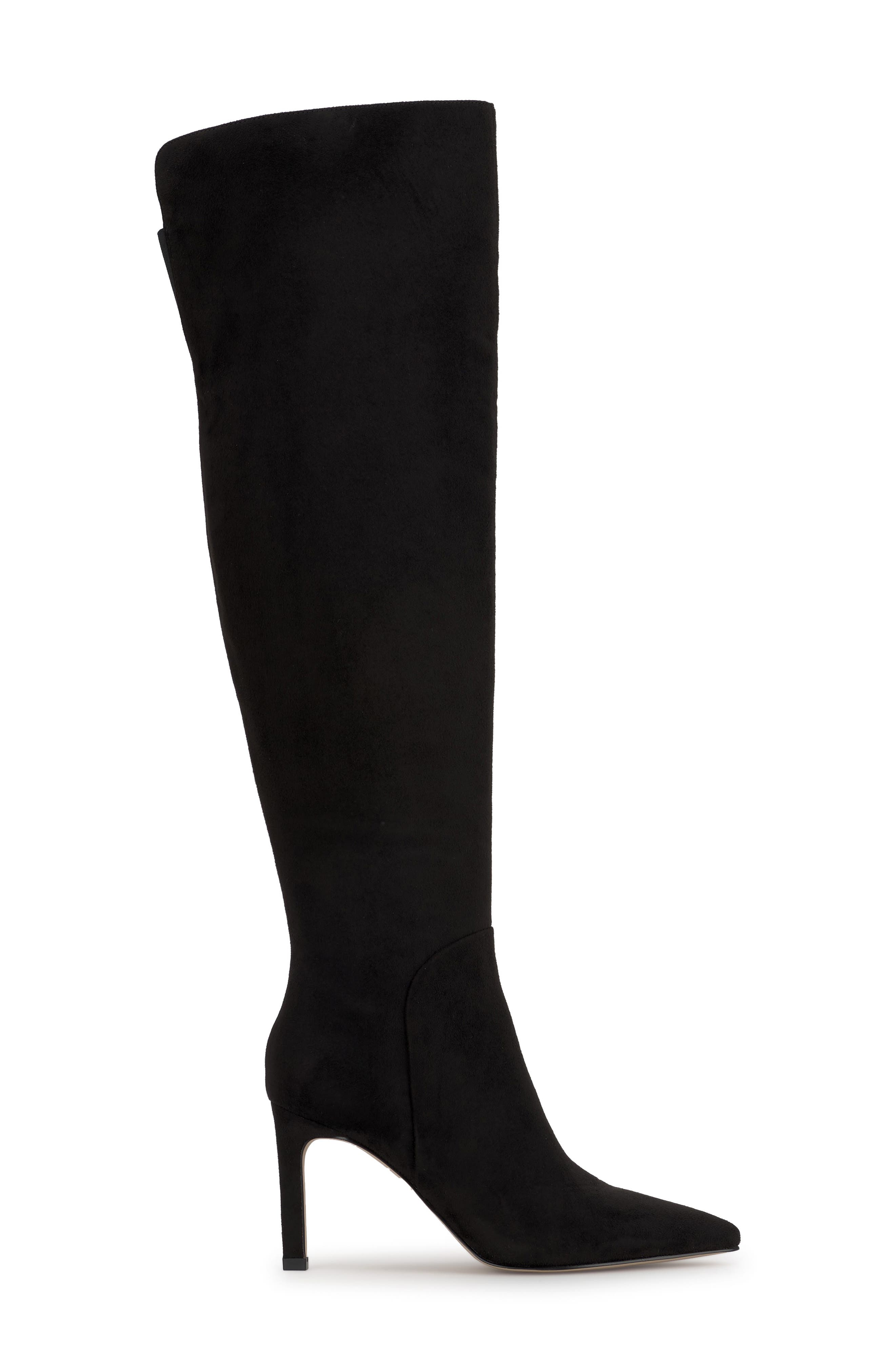 Jessica Simpson Earon Pointed Toe Over the Knee Boot, Alternate, color, Black