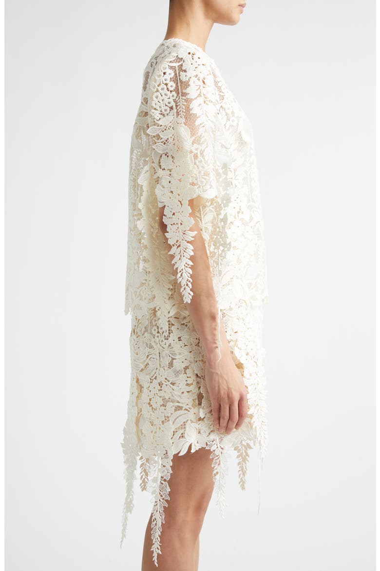 Foxgloves Guipure Lace Top, Alternate, color, IVORY