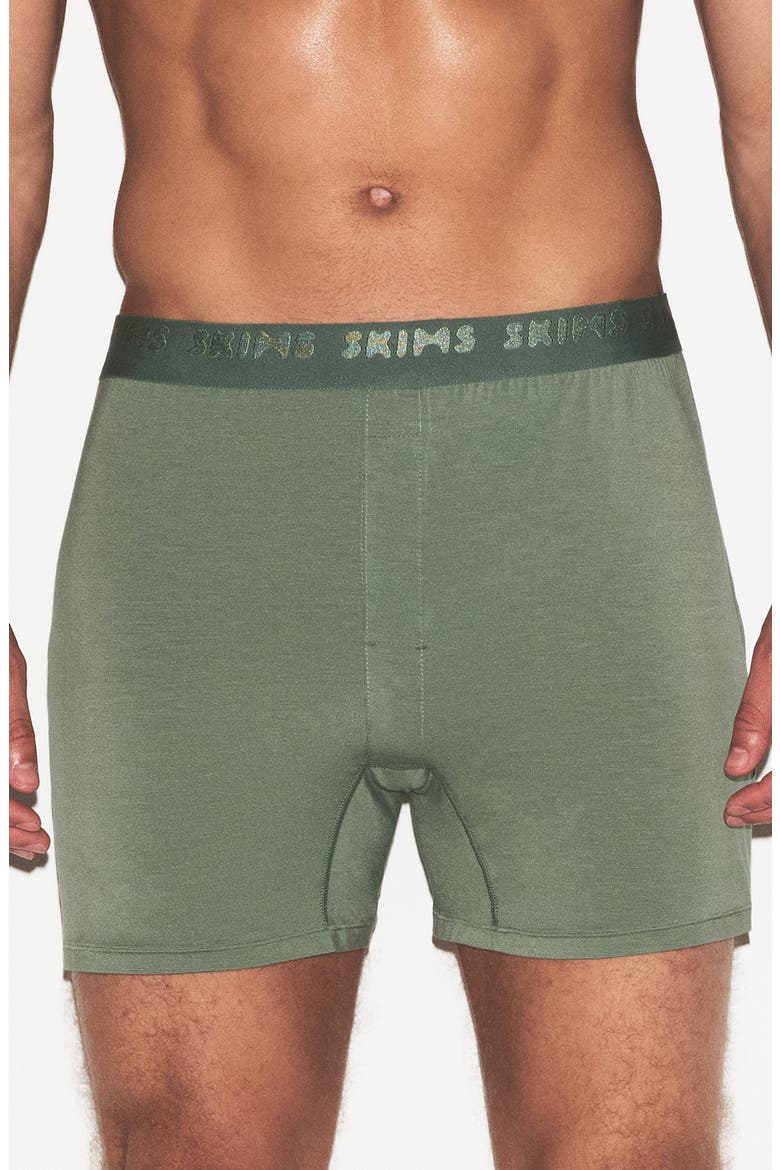 Stretch 3-Pack Knit Boxers, Alternate, color, LAUREL MULTI