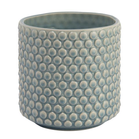 Planter Pot with Polka Dots
