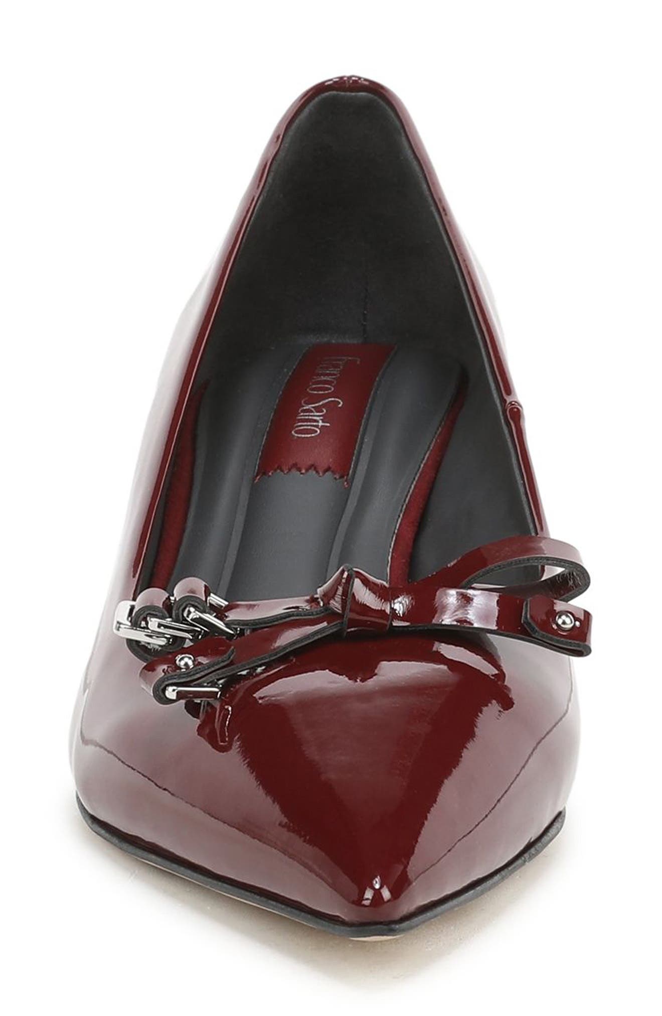 Racer Faux Leather Pump, Alternate, color, RED PU