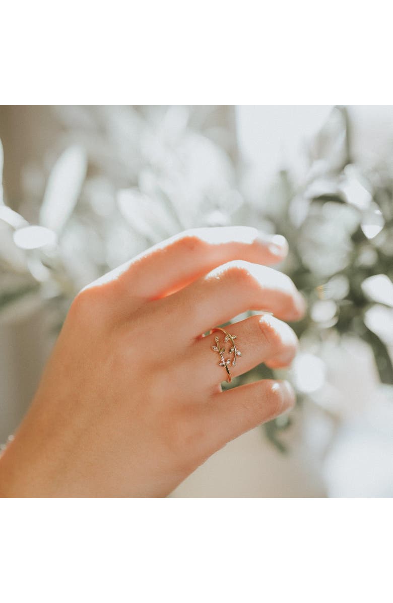 Ivy & Pearl Co. Jerusalem Glow Ring, Alternate, color, Gold