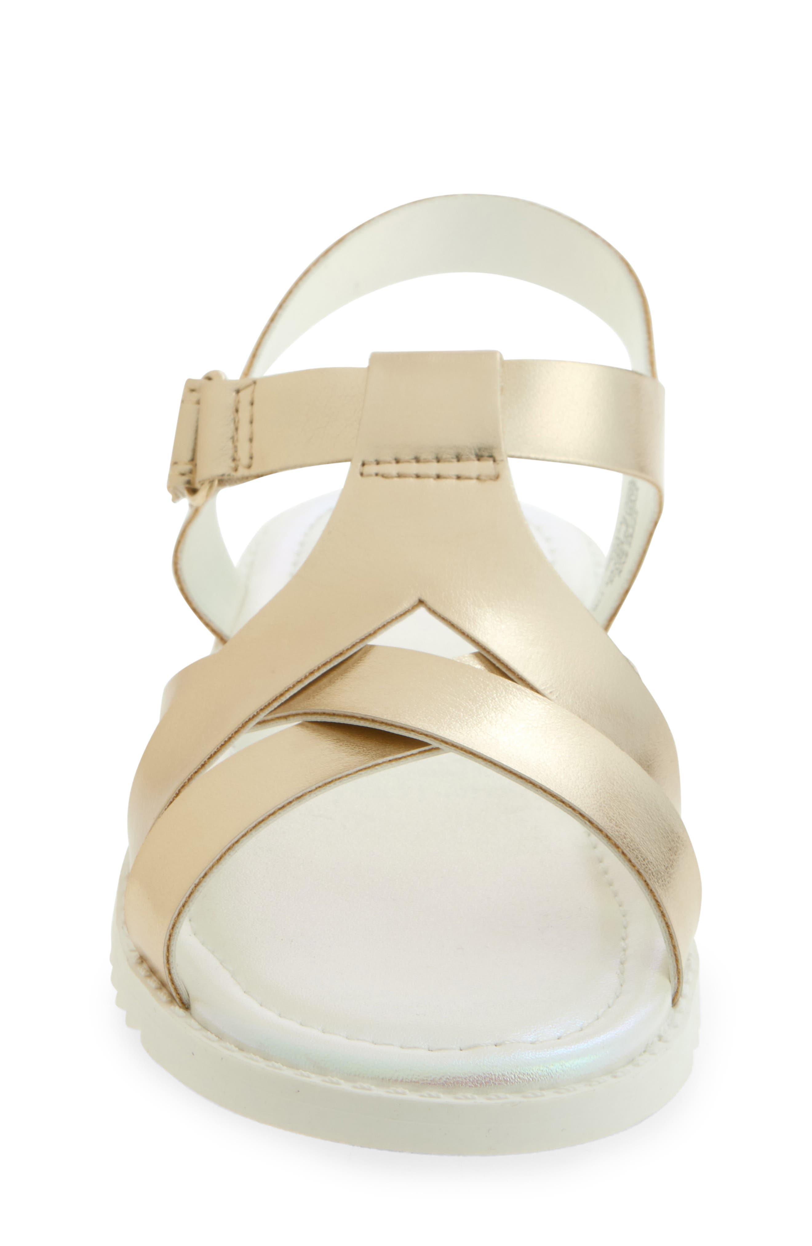 Harper Canyon Catalinna Flat Sandal, Alternate, color, Gold Metallic