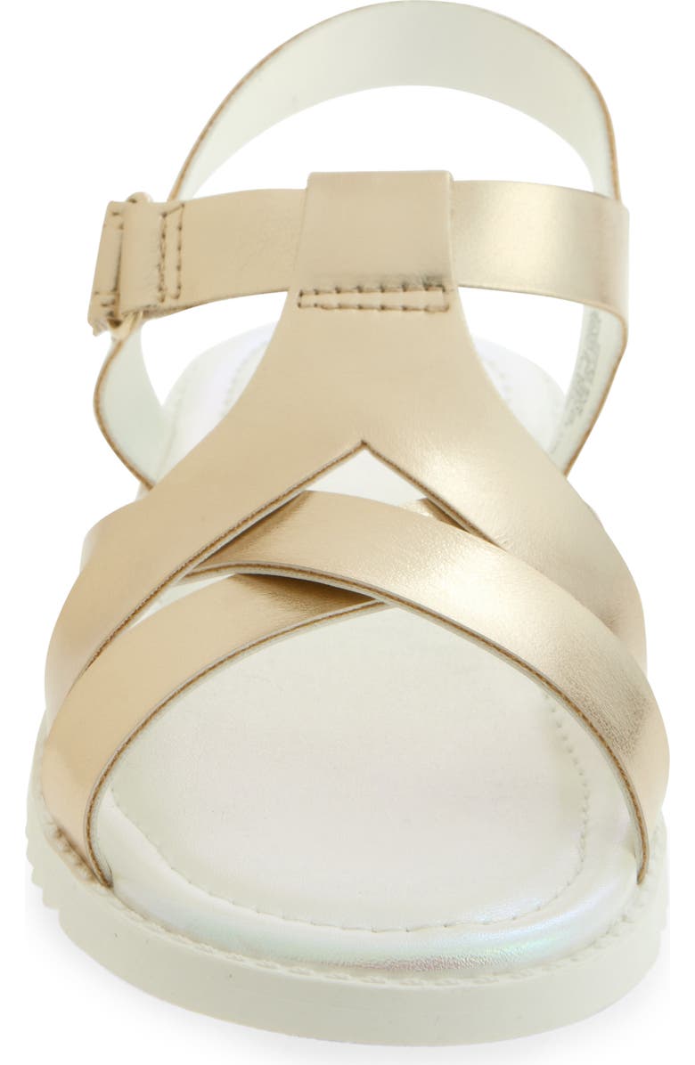 Harper Canyon Catalinna Flat Sandal, Alternate, color, Gold Metallic
