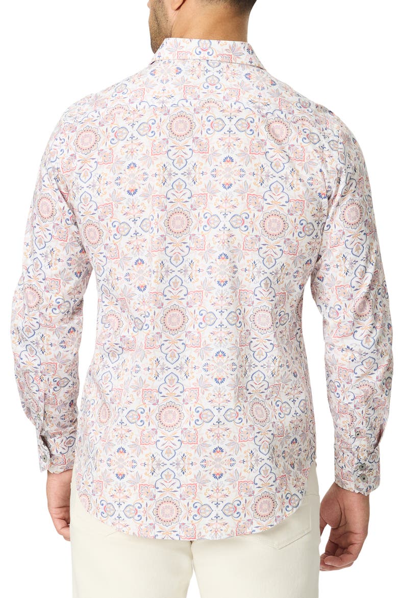 Fairview Stretch Cotton Button Up Shirt, Alternate, color, MULTI