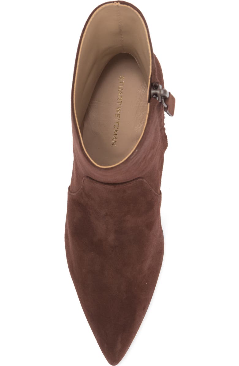Stuart Weitzman Renegade Block Heel Bootie, Alternate, color, Walnut