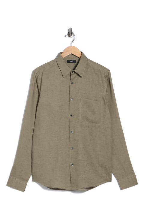 Irving Linen Button-Up Shirt