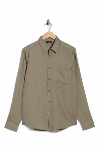 Theory Irving Linen Button-Up Shirt