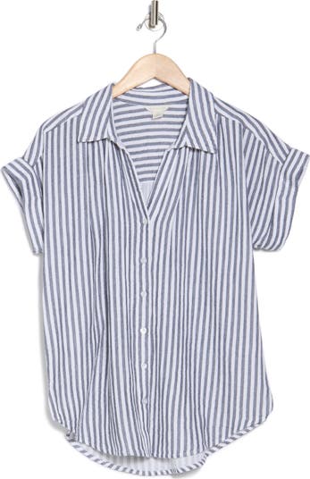 Duo Gauze Button-Up Shirt