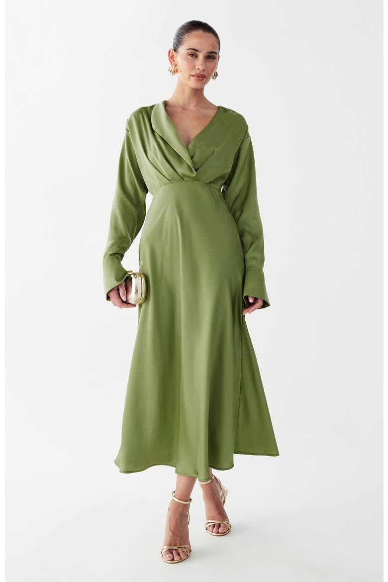Glades Maxi Dress, Alternate, color, Sage Green