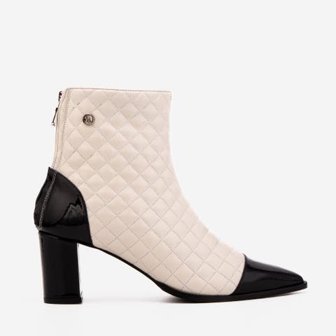 The Celeste Quilted Leather Boot
