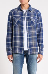 AG Huston Plaid Western Shirt