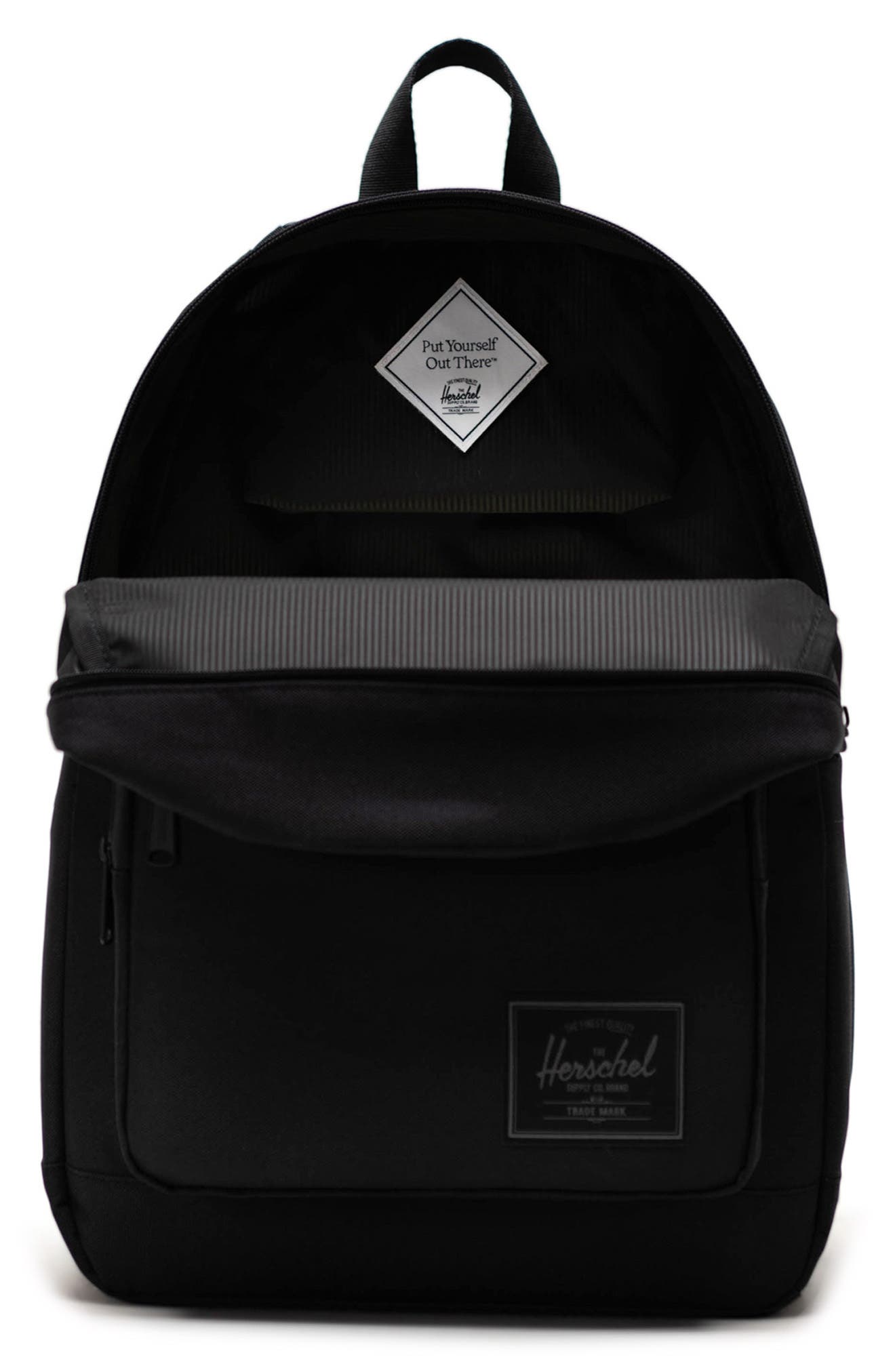Herschel Supply Co. Pop Quiz Backpack, Alternate, color, Black Tonal