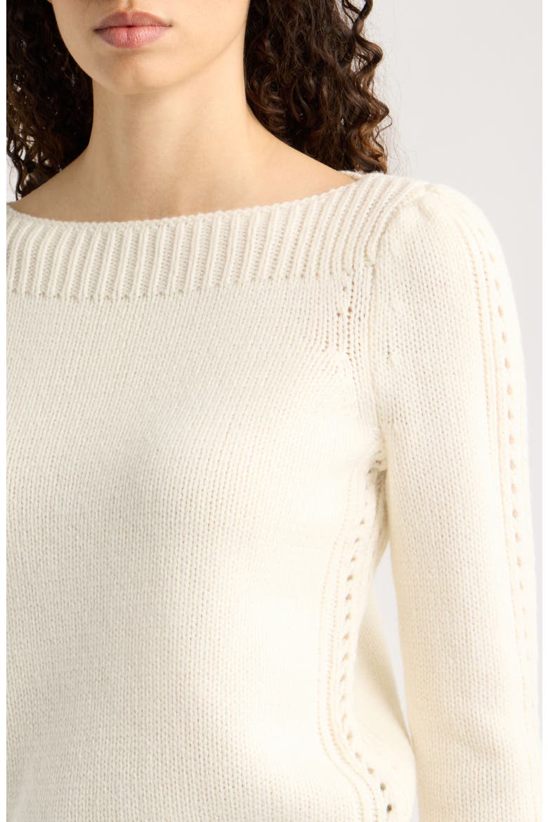 Salvador Wool Blend Sweater, Alternate, color, IVORY