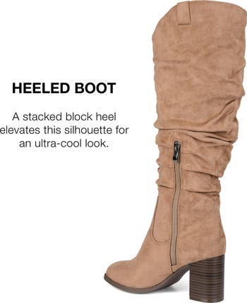JOURNEE Aneil Ruched Tall Boot