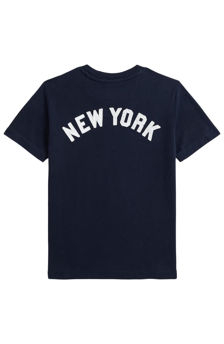 Polo Ralph Lauren Toddler Polo Ralph Lauren  Navy Yankees  Jersey T-Shirt, Alternate, color, 