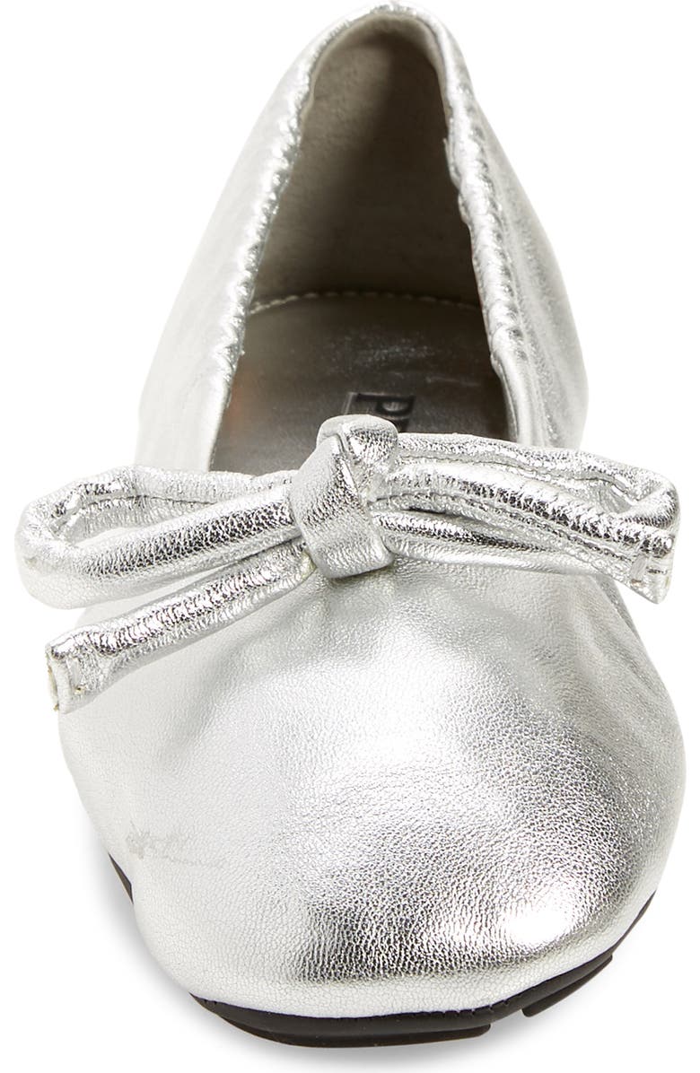 Prada Metallic Ballet Flat, Alternate, color,