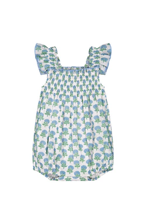 Mer St. Barth Leila Baby Romper In Blue