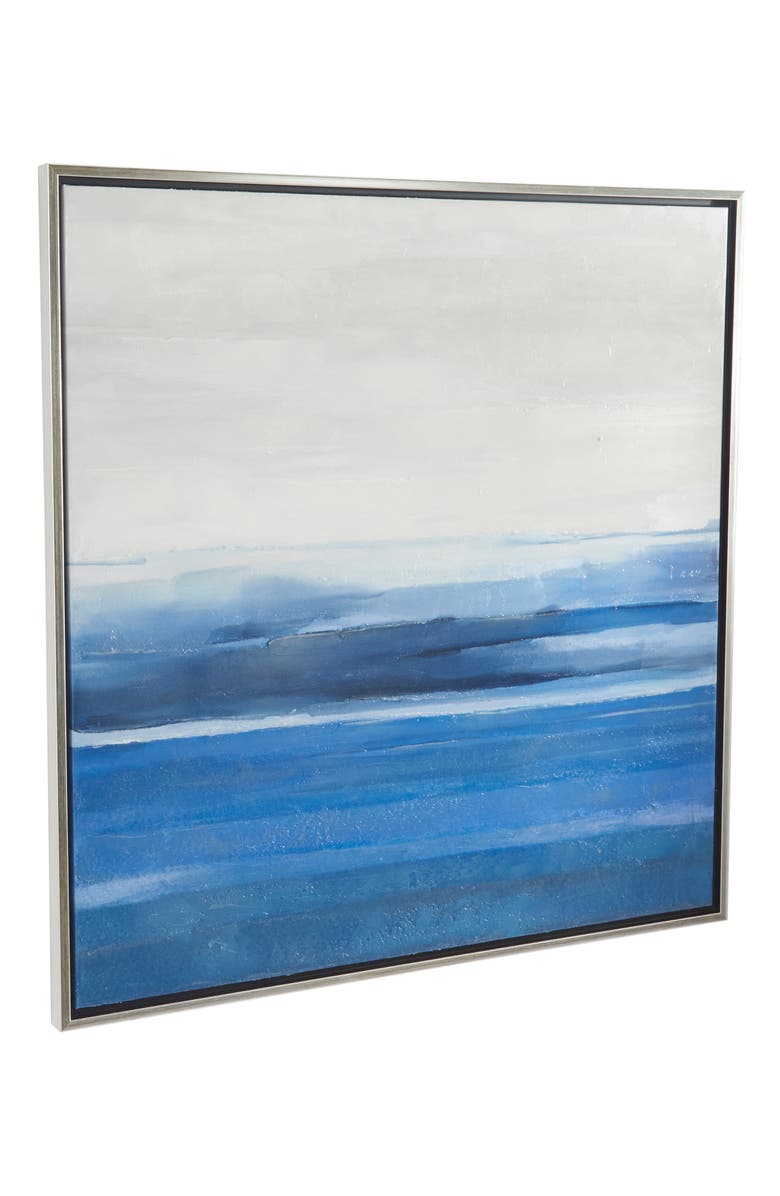 VIVIAN LUNE HOME Framed Canvas Wall Art, Alternate, color, Blue