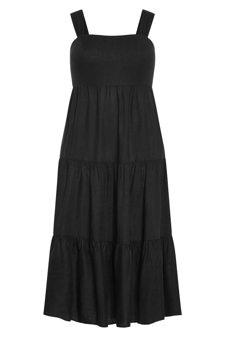 Livvy Maxi Sundress, Alternate, color, BLACK